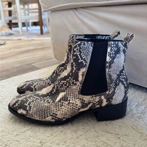 Steve Madden Snake Chelsea Boot